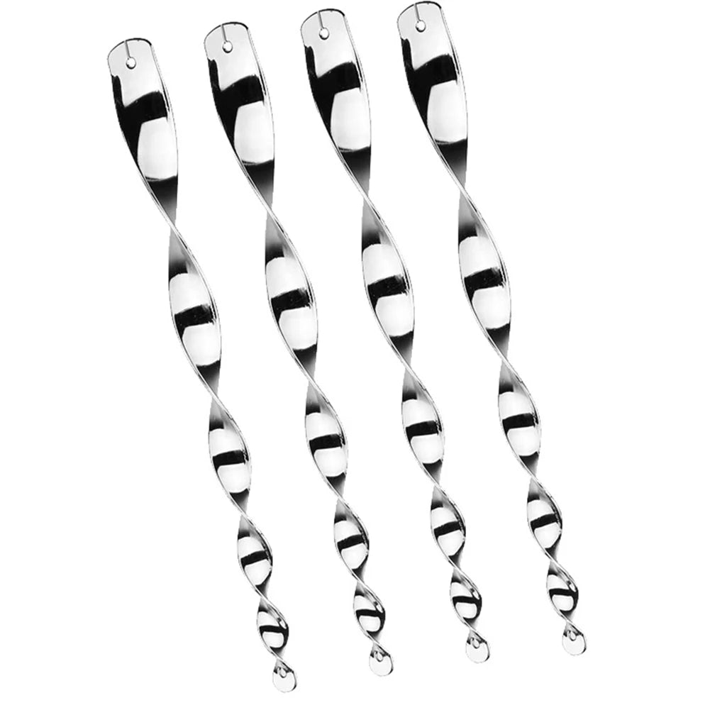 Alloet Bird Repellent Rotating Scare Rod Reflective Spiral Deterrent