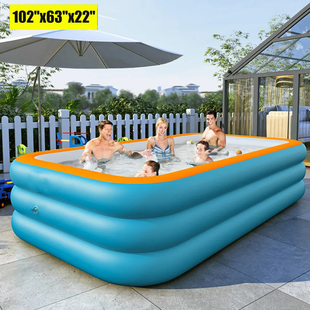 Outdoor Inflatable Family Pool For Kids And Adults