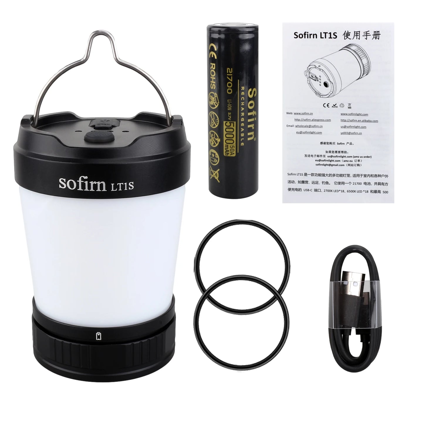 Sofirn LT1S Camping Light With USB C Rechargeable Torch