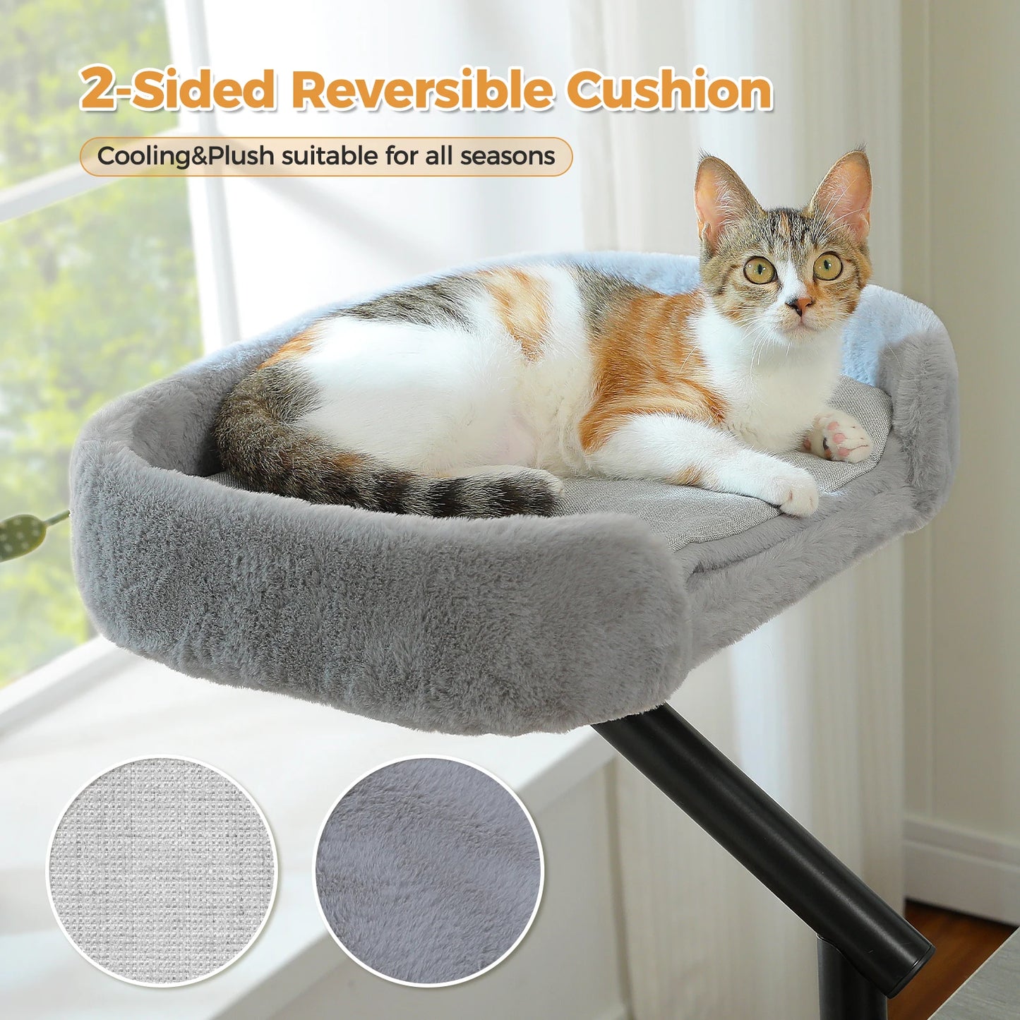 PAWZ Road Cat Desk Bed 360 Degree Rotatable Stand Hammock