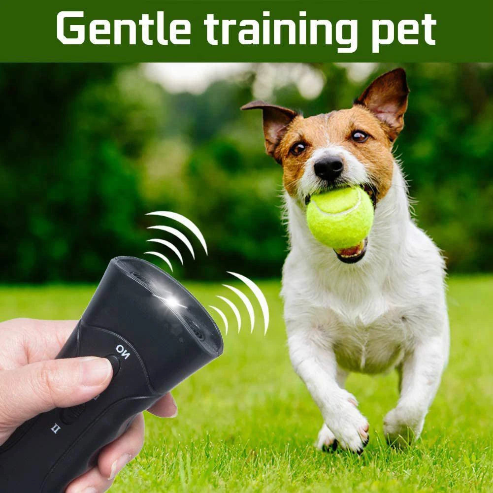 NONED Ultrasonic Dog Repellent Deterrent For Indoor And Outdoor Use