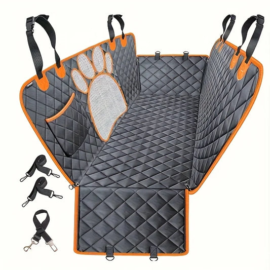 NONECN Dog Hammock Seat Cover For Cars Waterproof Anti Slip