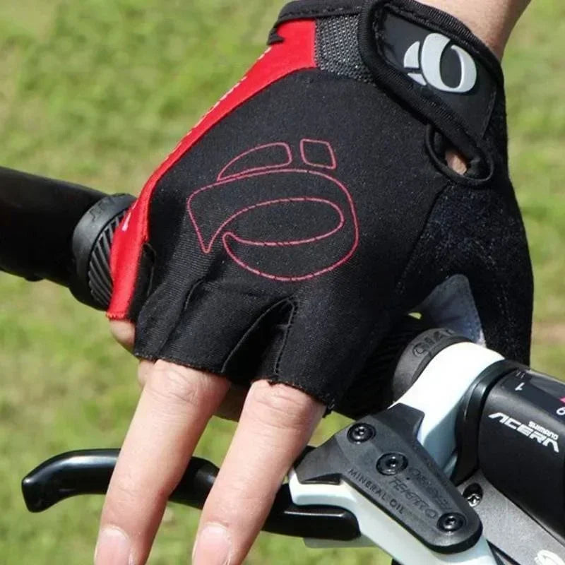 HUBEI Half Finger Gel Cycling Gloves Anti Slip For Men