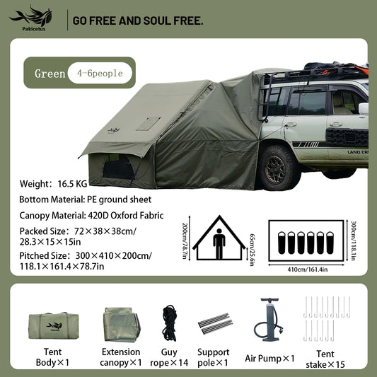 Pakicetus Quick Setup Inflatable Camping Tent For Families