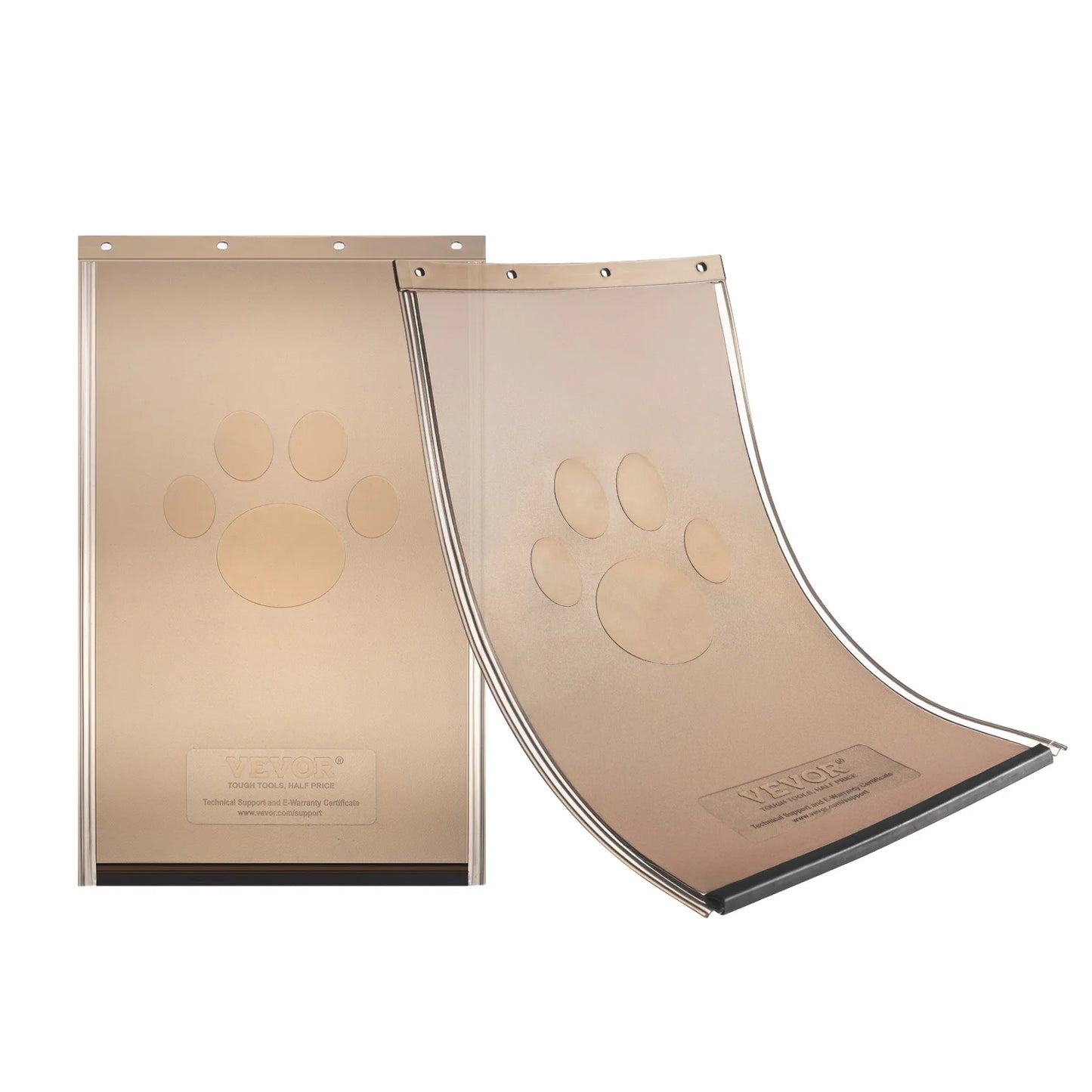 Pet Door Replacement Flap Weatherproof PVC With Magnetic Strip