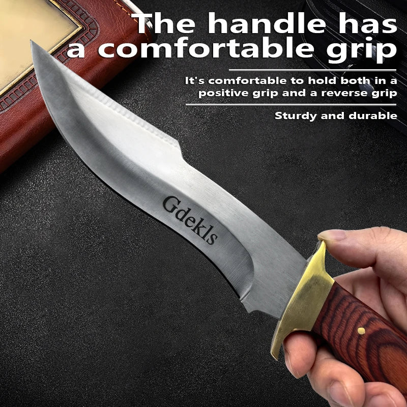 Gdekls Outdoor Tactical Knife With Durable 440C Blade